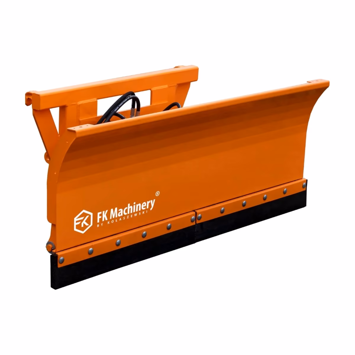 FK Machinery Schneeschild Baureihe CPLH, Frontansicht mit Gummischürfleiste