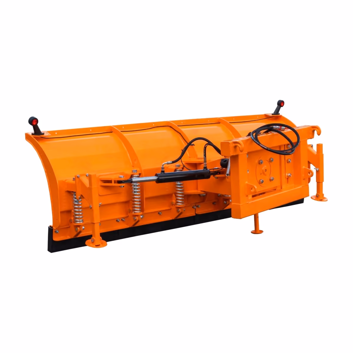 FK Machinery CPSH, Rückansicht mit Schwenkzylinder, Federklappen und Anbaurahmen
