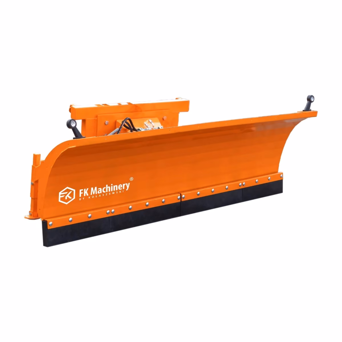 FK Machinery Standard-Schneeschild Baureihe CPSH, Frontansicht (Abbildung mit optionaler Beleuchtung)