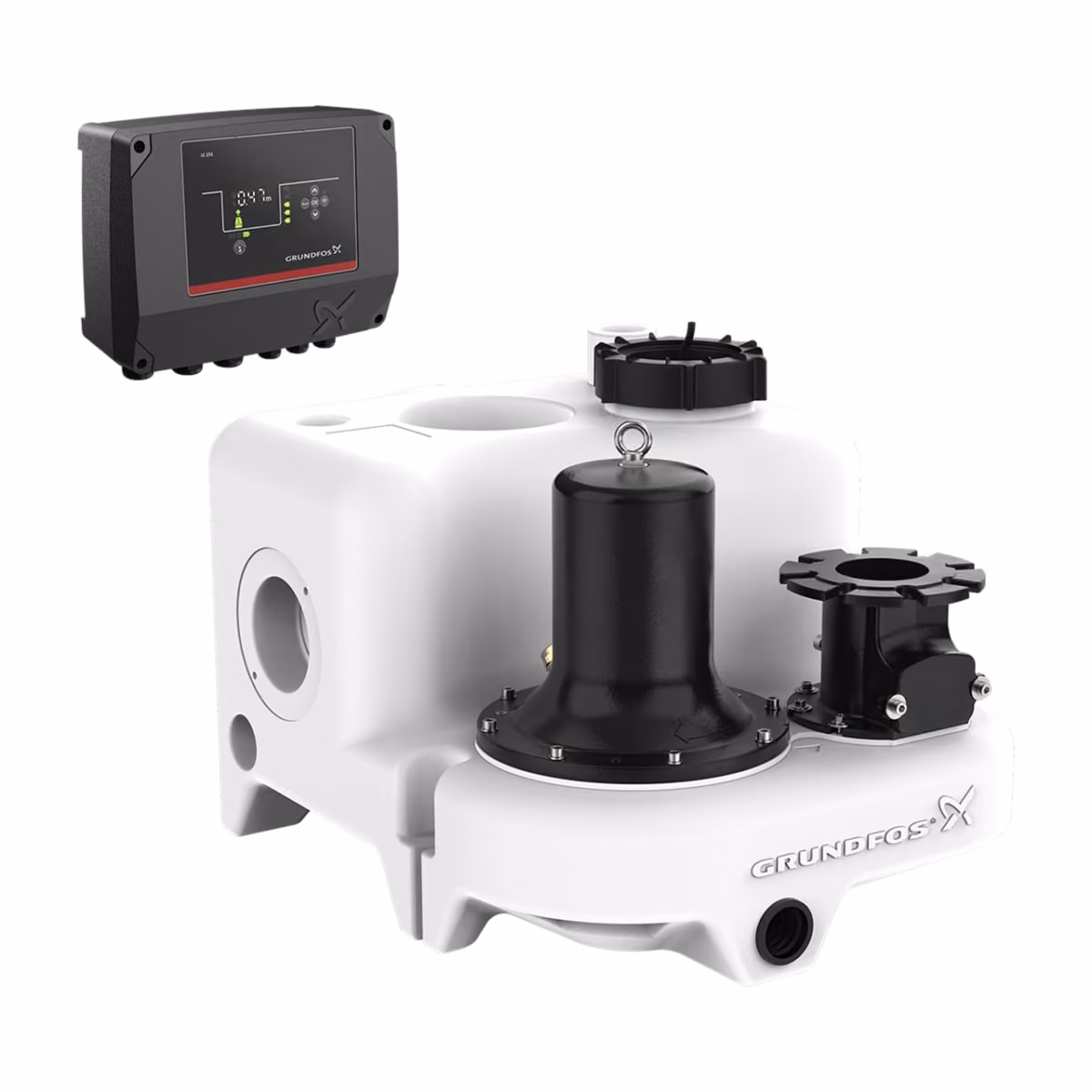 Grundfos Multilift M.15.3.4 Fäkalienhebeanlage mit Steuerung LC 231