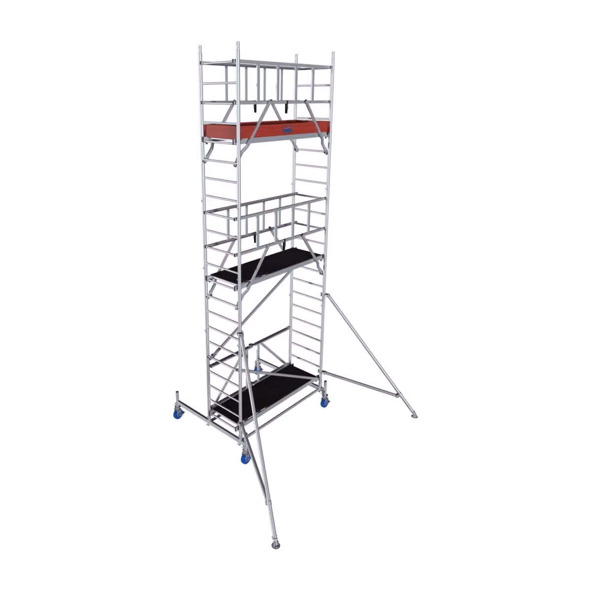 Krause ProTec XS Alu-Faltgerüst mit Auslegern, Arbeitshöhe ca. 6,80 m