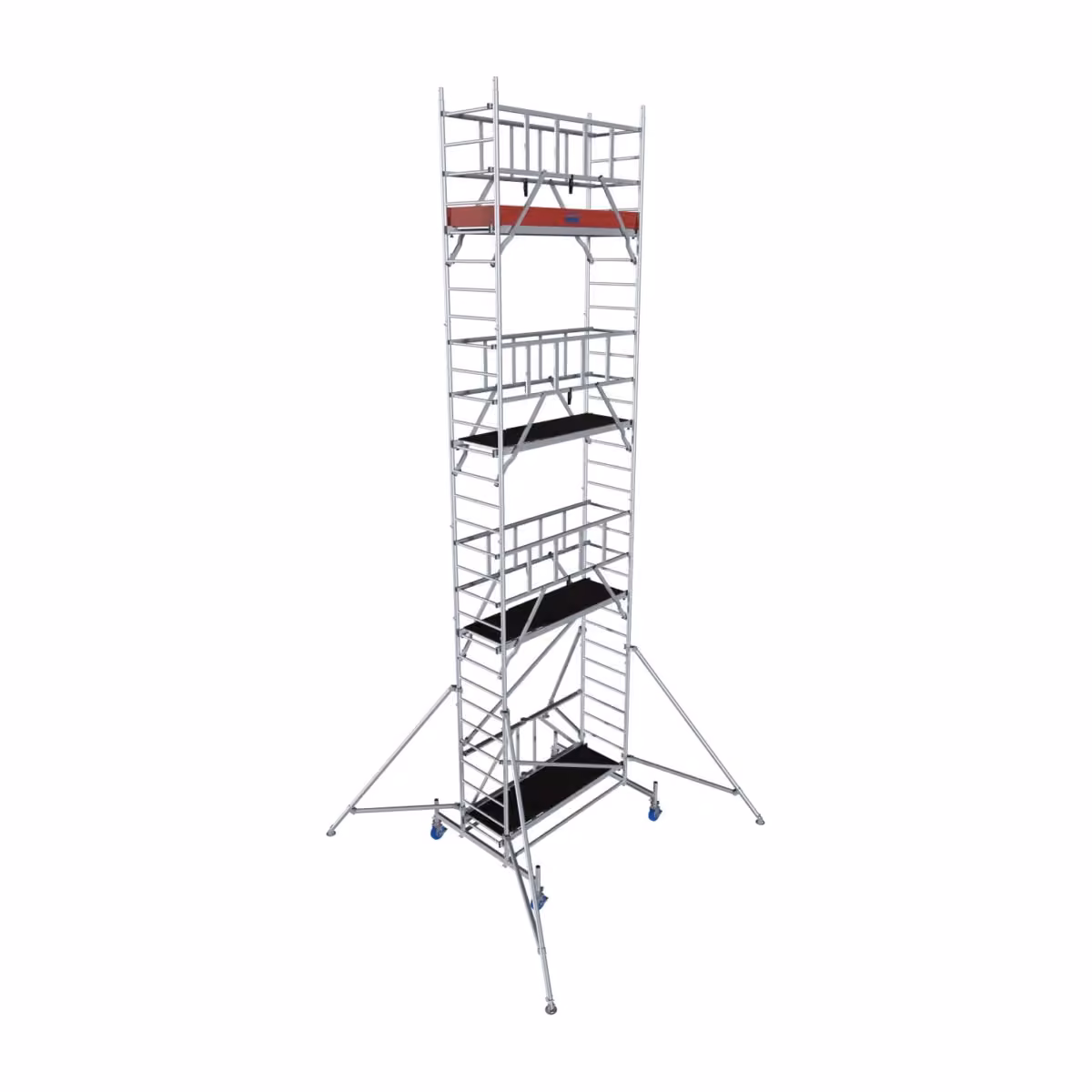 Krause ProTec XS Alu-Faltgerüst mit Auslegern, Arbeitshöhe ca. 8,80 m