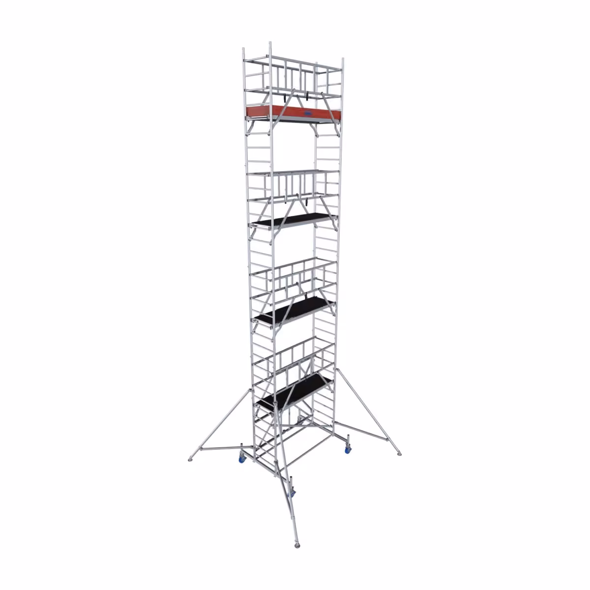 Krause ProTec XS Alu-Faltgerüst mit Auslegern, Arbeitshöhe ca. 9,80 m