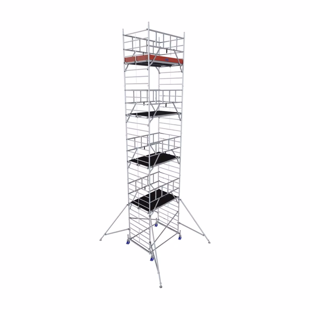 Krause ProTec XXL Alu-Fahrgerüst Breitaufbau mit Auslegern, Arbeitshöhe ca. 10,30 m