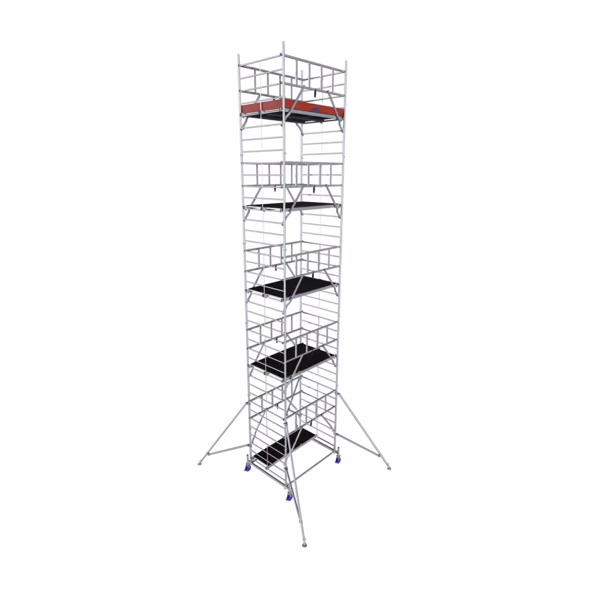 Krause ProTec XXL Alu-Fahrgerüst Breitaufbau mit Auslegern, Arbeitshöhe ca. 11,30 m