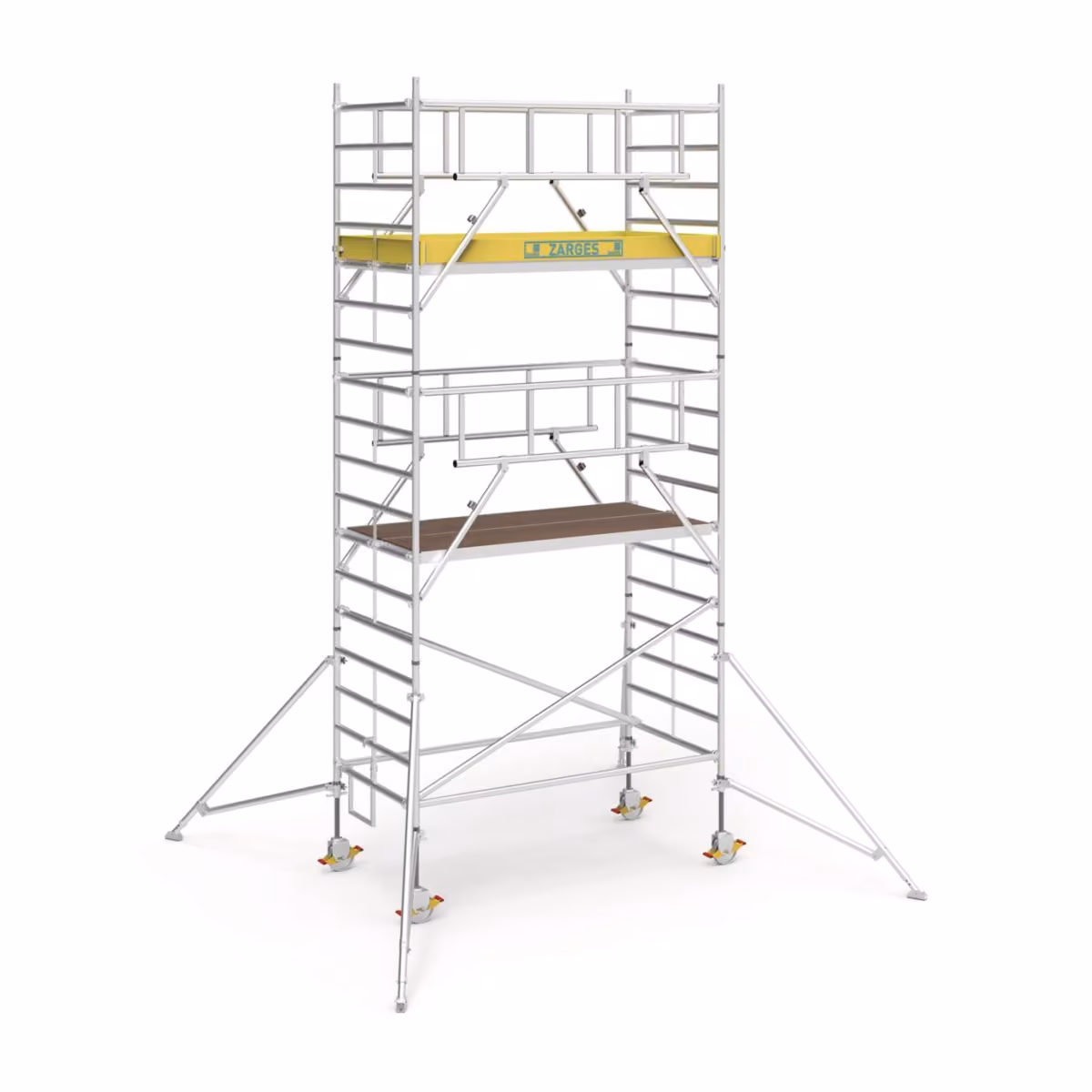 ZARGES MultiTower S-PLUS 2T 1,35 x 2,50 m, Arbeitshöhe ca. 6,45 m
